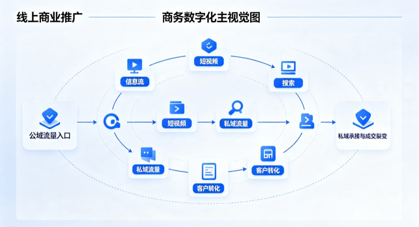 灵宝市线上商业推广怎么做？全域流量闭环搭建与低成本转化实战指南